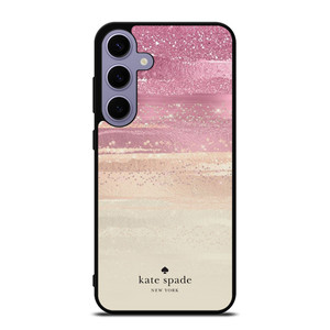 KATE SPADE NEW YORK ROSE GOLD GLITTER Samsung Galaxy S24 Plus Case Cover