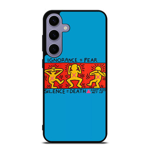 KEITH HARING SILENCE DEATH Samsung Galaxy S24 Plus Case Cover