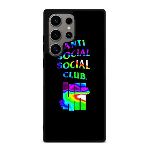 ANTI SOCIAL CLUB UNDEFEATED RAINBOW Samsung Galaxy S24 Ultra Case Cover ANTI SOCIAL CLUB UNDEFEATED RAINBOW Samsung Galaxy S24 Ultra Case Cover