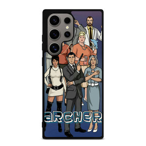ARCHER CARTOON ALL CAST Samsung Galaxy S24 Ultra Case Cover ARCHER CARTOON ALL CAST Samsung Galaxy S24 Ultra Case Cover