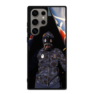BAPE CAMO SHARK PARIS SAINT GERMAIN Samsung Galaxy S24 Ultra Case Cover BAPE CAMO SHARK PARIS SAINT GERMAIN Samsung Galaxy S24 Ultra Case Cover