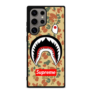 BAPE CAMO SHARK SUPREME Samsung Galaxy S24 Ultra Case Cover BAPE CAMO SHARK SUPREME Samsung Galaxy S24 Ultra Case Cover