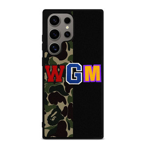 BAPE WGM CAMO Samsung Galaxy S24 Ultra Case Cover