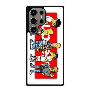 BART SIMPSON X SUPREME LOGO Samsung Galaxy S24 Ultra Case Cover