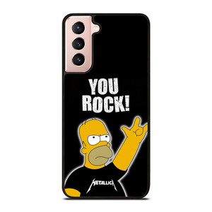 METALLICA ROCK HOMER SIMPSONS Samsung Galaxy S21 Case Cover METALLICA ROCK HOMER SIMPSONS Samsung Galaxy S21 Case Cover