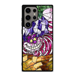 CHESHIRE CAT STAINED GLASS Samsung Galaxy S24 Ultra Case Cover