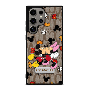 COACH MICKEY MINNIE MOUSE KISS Samsung Galaxy S24 Ultra Case Cover COACH MICKEY MINNIE MOUSE KISS Samsung Galaxy S24 Ultra Case Cover