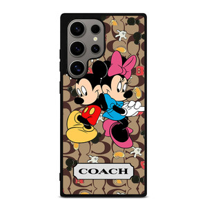 COACH MICKEY MINNIE MOUSE LOVE Samsung Galaxy S24 Ultra Case Cover COACH MICKEY MINNIE MOUSE LOVE Samsung Galaxy S24 Ultra Case Cover