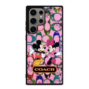 COACH MICKEY MINNIE MOUSE Samsung Galaxy S24 Ultra Case Cover COACH MICKEY MINNIE MOUSE Samsung Galaxy S24 Ultra Case Cover
