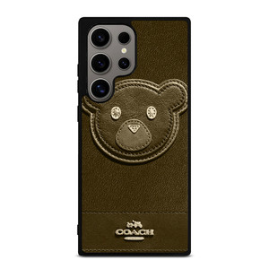 COACH NEW YORK BROWN BEAR Samsung Galaxy S24 Ultra Case Cover COACH NEW YORK BROWN BEAR Samsung Galaxy S24 Ultra Case Cover