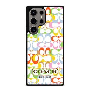COACH NEW YORK COLORFUL Samsung Galaxy S24 Ultra Case Cover