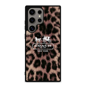 COACH NEW YORK LEOPARD Samsung Galaxy S24 Ultra Case Cover COACH NEW YORK LEOPARD Samsung Galaxy S24 Ultra Case Cover