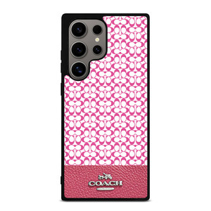 COACH NEW YORK PINK Samsung Galaxy S24 Ultra Case Cover