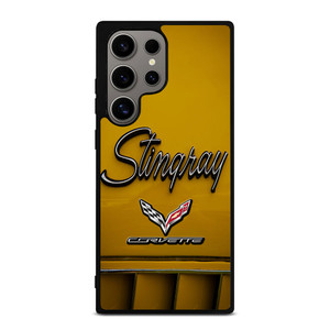 CORVETTE STINGRAY LOGO YELLOW Samsung Galaxy S24 Ultra Case Cover