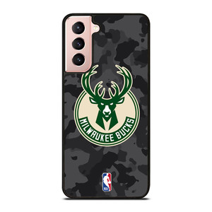 MILWAUKEE BUCKS BLACK CAMO Samsung Galaxy S21 Case Cover