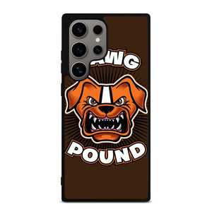 DAWG POUND CLEVELAND BROWNS Samsung Galaxy S24 Ultra Case Cover DAWG POUND CLEVELAND BROWNS Samsung Galaxy S24 Ultra Case Cover