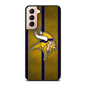 MINNESOTA VIKINGS NFL METAL STRIPE Samsung Galaxy S21 Case Cover