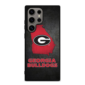 GEORGIA BULLDOGS SYMBOL METAL Samsung Galaxy S24 Ultra Case Cover