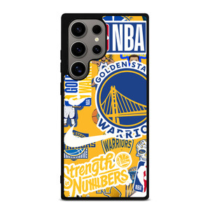 GOLDEN STATE WARRIORS NBA STICKER BOMB Samsung Galaxy S24 Ultra Case Cover