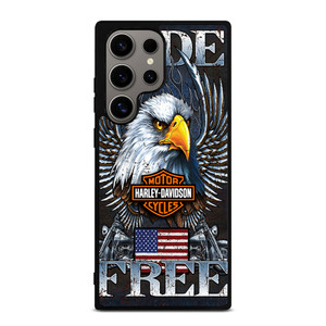 HARLEY DAVIDSON FREE RIDE EAGLE Samsung Galaxy S24 Ultra Case Cover