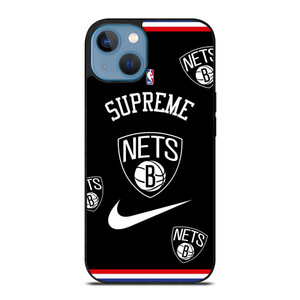 BROOKLYN NETS NBA X SUPREME NIKE iPhone 13 Case Cover