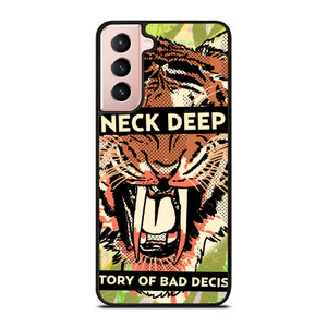 NECK DEEP A HISTORY OF A BAD DECISIONS Samsung Galaxy S21 Case Cover