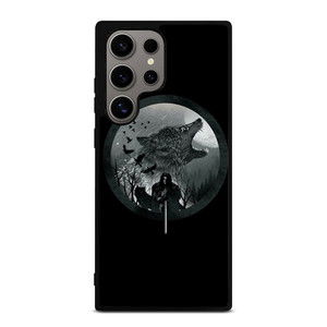JON SNOW WOLF Samsung Galaxy S24 Ultra Case Cover JON SNOW WOLF Samsung Galaxy S24 Ultra Case Cover
