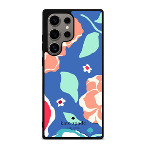 KATE SPADE NEW YORK BLUE FLORAL Samsung Galaxy S24 Ultra Case Cover