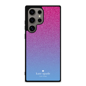 KATE SPADE NEW YORK PINK BLUE GLITTER Samsung Galaxy S24 Ultra Case Cover