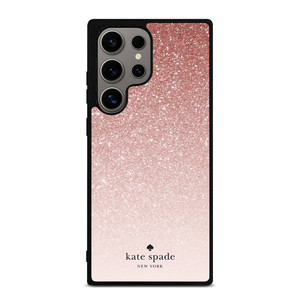 KATE SPADE NEW YORK ROSE WHITE GLITTER Samsung Galaxy S24 Ultra Case Cover