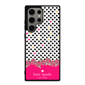 KATE SPADE PINK POLKADOTS Samsung Galaxy S24 Ultra Case Cover KATE SPADE PINK POLKADOTS Samsung Galaxy S24 Ultra Case Cover