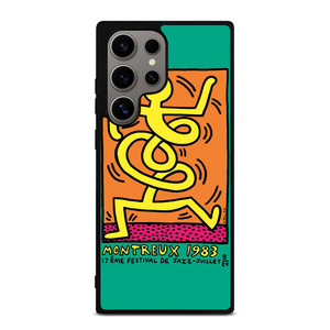 KEITH HARING MONTREUX 1983 Samsung Galaxy S24 Ultra Case Cover KEITH HARING MONTREUX 1983 Samsung Galaxy S24 Ultra Case Cover