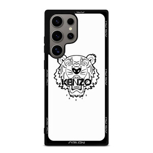KENZO PARIS BORDERED LOGO WHITE Samsung Galaxy S24 Ultra Case Cover KENZO PARIS BORDERED LOGO WHITE Samsung Galaxy S24 Ultra Case Cover