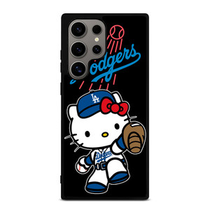LA DODGERS HELLO KITTY BASEBALL Samsung Galaxy S24 Ultra Case Cover