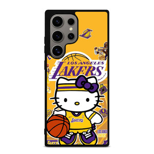 LAKERS HELLO KITTY Samsung Galaxy S24 Ultra Case Cover LAKERS HELLO KITTY Samsung Galaxy S24 Ultra Case Cover
