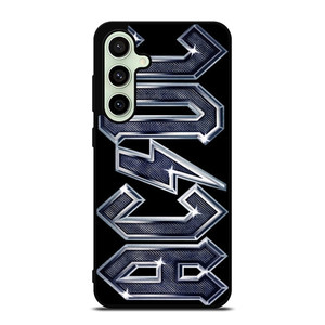 ACDC METAL CARBON LOGO Samsung Galaxy S24 FE Case Cover