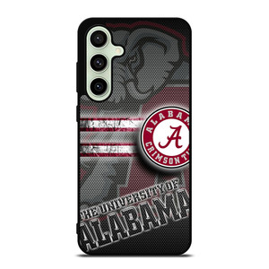 ALABAMA CRIMSON TIDE CARBON Samsung Galaxy S24 FE Case Cover