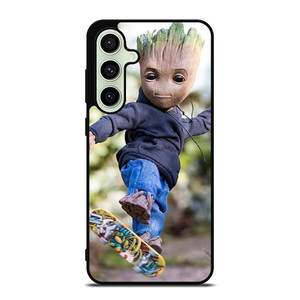 BABY GROOT SKATEBOARD Samsung Galaxy S24 FE Case Cover BABY GROOT SKATEBOARD Samsung Galaxy S24 FE Case Cover