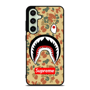 BAPE CAMO SHARK SUPREME Samsung Galaxy S24 FE Case Cover BAPE CAMO SHARK SUPREME Samsung Galaxy S24 FE Case Cover