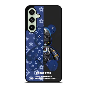 BEAR BRICK KAWS ROBOT BLUE Samsung Galaxy S24 FE Case Cover BEAR BRICK KAWS ROBOT BLUE Samsung Galaxy S24 FE Case Cover
