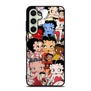 BETTY BOOP COLLAGE FACE Samsung Galaxy S24 FE Case Cover BETTY BOOP COLLAGE FACE Samsung Galaxy S24 FE Case Cover