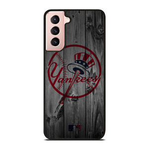 NEW YORK YANKEES BASEBALL MLB WOOD LOGO Samsung Galaxy S21 Case Cover
