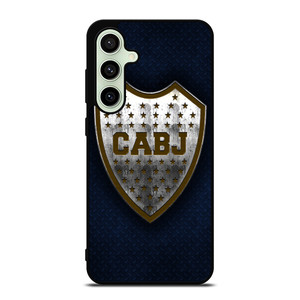 BOCA JUNIORS FC METAL LOGO Samsung Galaxy S24 FE Case Cover