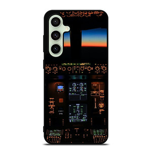 BOEING PLANE COCKPIT Samsung Galaxy S24 FE Case Cover