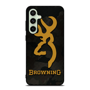 BROWNING ARMS CAMO CARBON Samsung Galaxy S24 FE Case Cover BROWNING ARMS CAMO CARBON Samsung Galaxy S24 FE Case Cover
