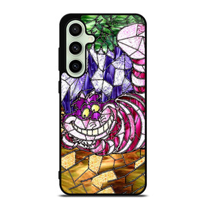 CHESHIRE CAT STAINED GLASS Samsung Galaxy S24 FE Case Cover