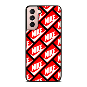 NIKE BOX PATTERN Samsung Galaxy S21 Case Cover