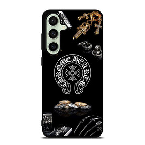 CHROME HEARTS METAL LOGO Samsung Galaxy S24 FE Case Cover