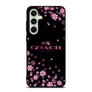 COACH FLOWERS PURPLE Samsung Galaxy S24 FE Case Cover COACH FLOWERS PURPLE Samsung Galaxy S24 FE Case Cover