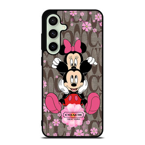 COACH MICKEY and MINNIE MOUSE Samsung Galaxy S24 FE Case Cover COACH MICKEY and MINNIE MOUSE Samsung Galaxy S24 FE Case Cover